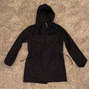 Agnes & Dora Women’s Polyester Black Hooded Jacket